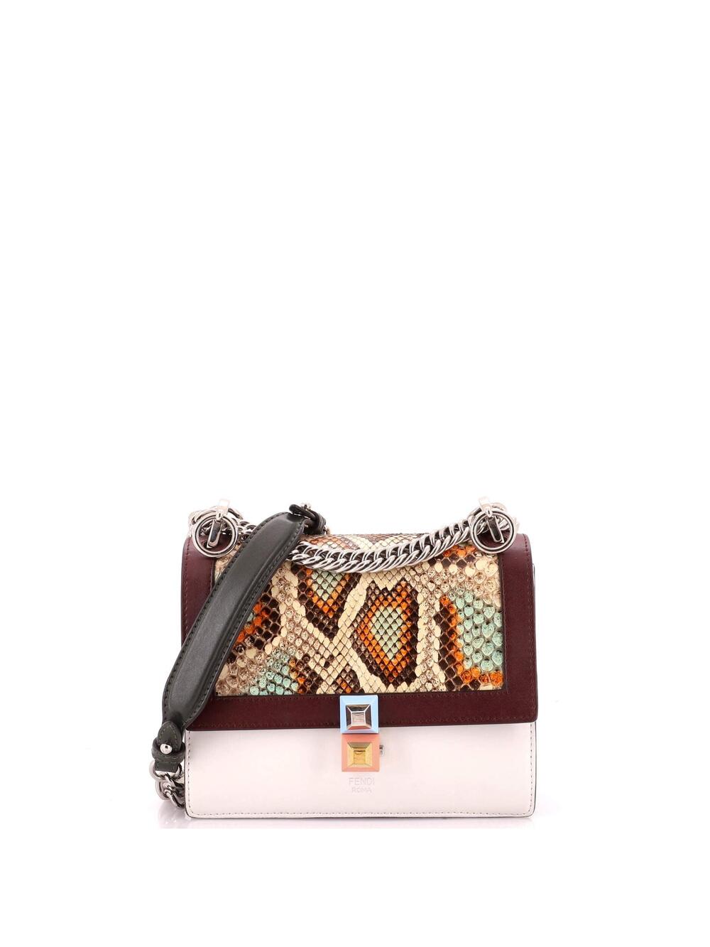 Fendi Kan I Bag Python And Leather #369343F14B